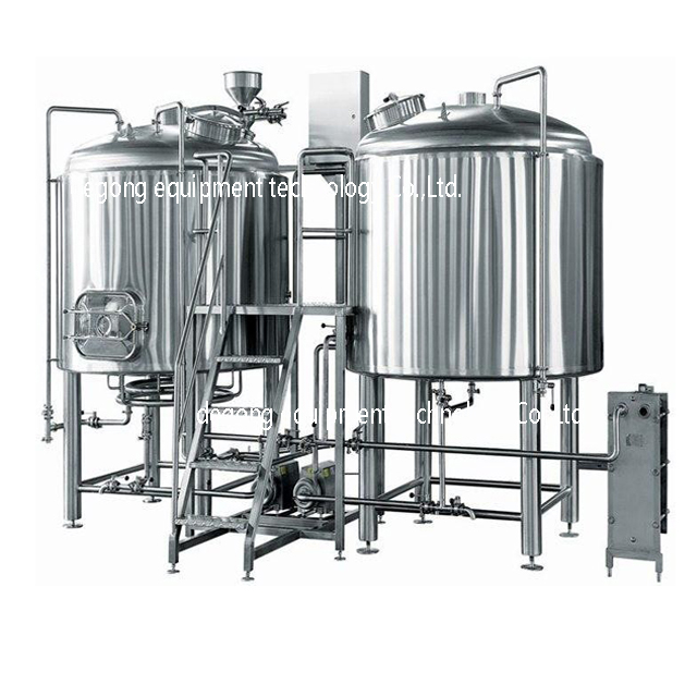 2000L Urządzenia do parzenia piwa ze stali nierdzewnej Zbiorniki do opróżniania poziome w browarze