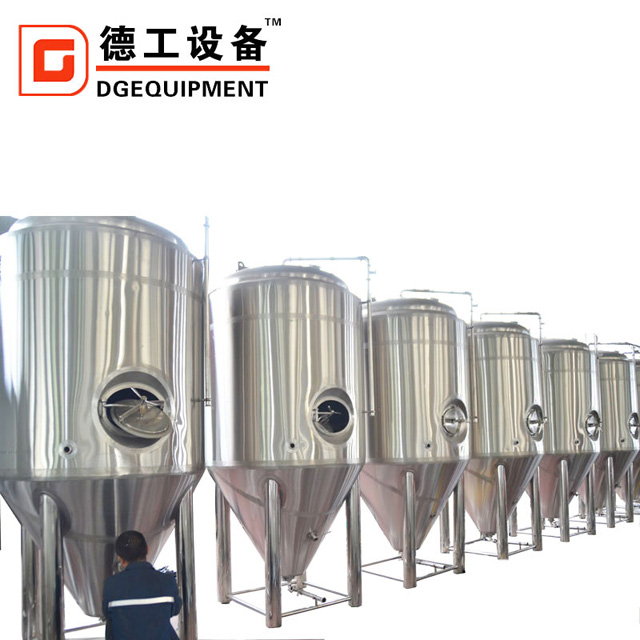 10BBL Stożkowa kurtka ze stali nierdzewnej do fermentacji piwa Zbiornik fermentacyjny ze strefą chłodzenia