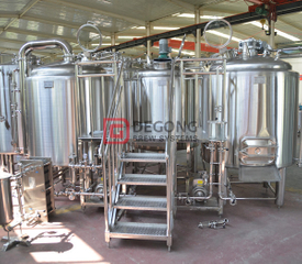 500L komercyjny sprzęt do produkcji piwa pod klucz ze stali na sprzedaż w Kolumbii