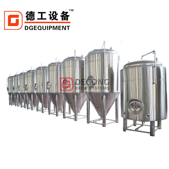 1000L Stożkowe zbiorniki do fermentacji piwa Craft Craft Beer Equipment Sprzęt browarniczy Zbiornik fermentacyjny ze stali nierdzewnej