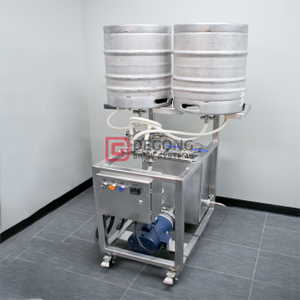 Dwustanowa / jednostanowiskowa handlowa maszyna do mycia beczek ze stali nierdzewnej na sprzedaż