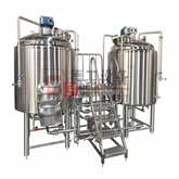 500L Zakład produkcji piwa używany przemysłowy sprzęt do warzenia piwa dla systemu mikro browaru piwnego