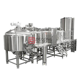 System browaru do piwa rzemieślniczego 1500L 2/3/4 Vessel Brewhouse Equipment plant
