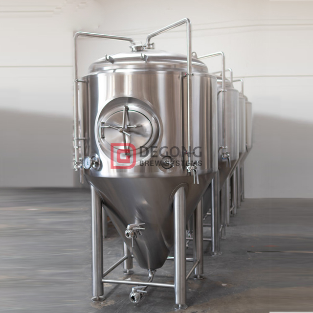 10BBL Stożkowe komercyjne barwniki Stalowe urządzenia do parzenia piwa Naczynia do fermentacji na sprzedaż