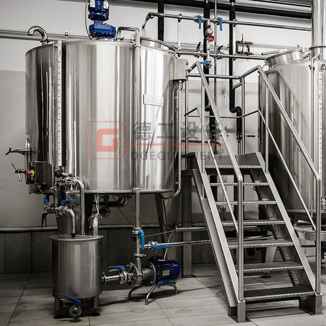 1000L Profesjonalny sprzęt do produkcji piwa Pilzno / IPA Zbiornik do parzenia piwa Elastyczny zakład mikrobrowaru