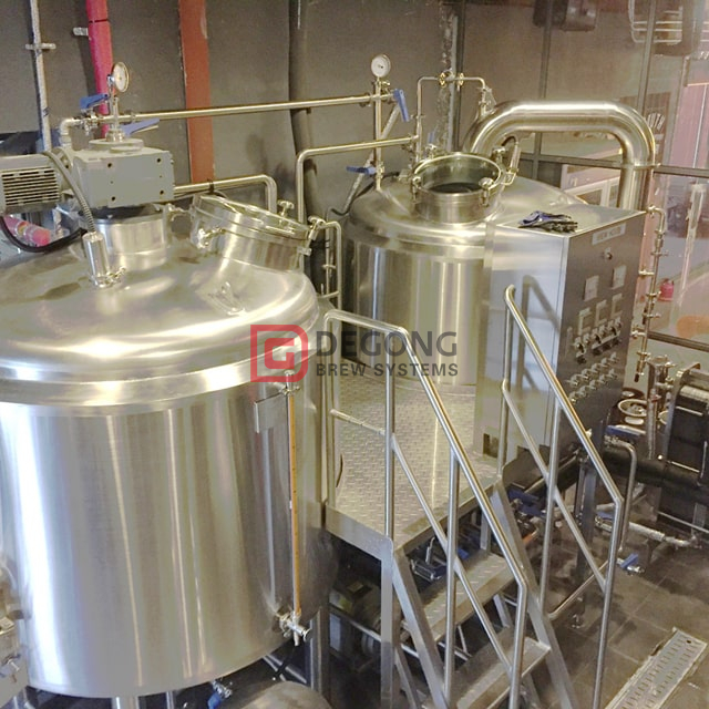 1000-litrowy kompletny półautomatyczny zbiornik do parzenia piwa ze stali nierdzewnej / miedzi dostosowany do użytku komercyjnego