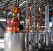500L Domowe lub przemysłowe wyposażenie destylacyjne do wódek Gin Rum Whisky Brandy Wódki