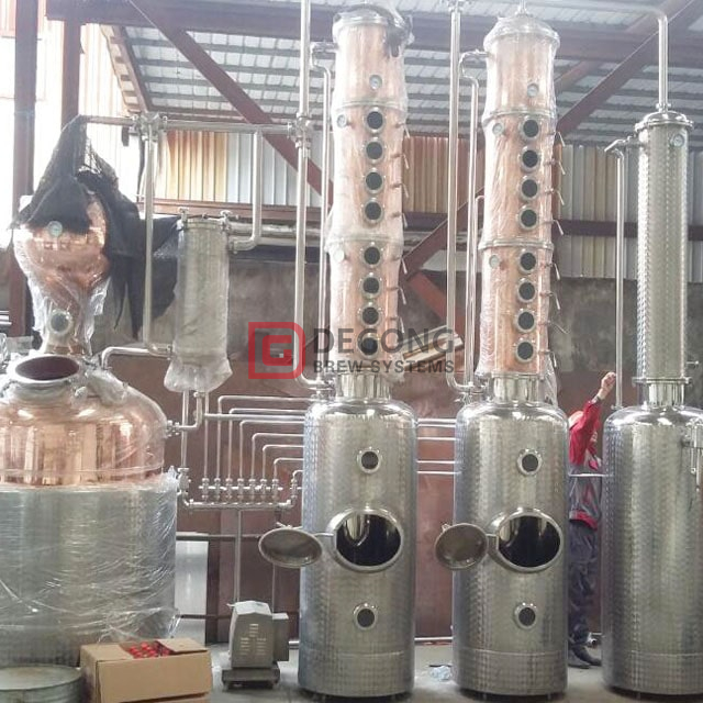 200L / 500L / 1000L Sprzęt do destylacji sprzęt do destylacji etanolu ze stali nierdzewnej, sprzęt do produkcji wódki / alkoholu gin