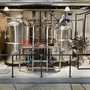 500-litrowy kluczowy browar rzemieślniczy z ogrzewaniem parowym do pubu z piwem mikrobrowarowym