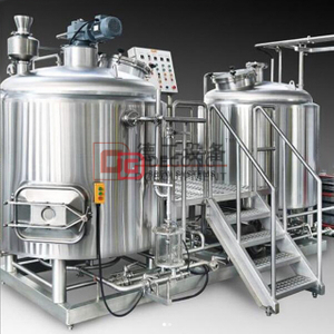 500L 2 Vessles Brewhouse Minibrowar ze stali nierdzewnej Komercyjna linia do produkcji piwa na sprzedaż