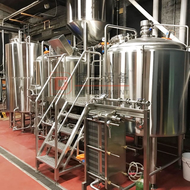 10BBL Ogrzewanie parowe Trzy naczynia Piwo Brewhosue Komercyjne używane kompletne wyposażenie browaru