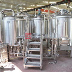 Brewhouse 1000L Przemysłowy profesjonalny producent urządzeń do parzenia piwa z podwójną kurtką fermentacyjną na sprzedaż