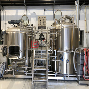 Maszyna do piwa rzemieślniczego 500L System zaparzania ze stali nierdzewnej Sprzęt do browaru Micro Sprzedaż gorąca