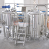 500L Kompletny zautomatyzowany system parzenia piwa rzemieślniczego Trzy urządzenia do gotowania piwa z certyfikatem PED